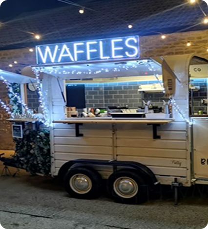 custom neon sign for food truck