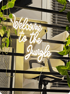 wall decore neon sign