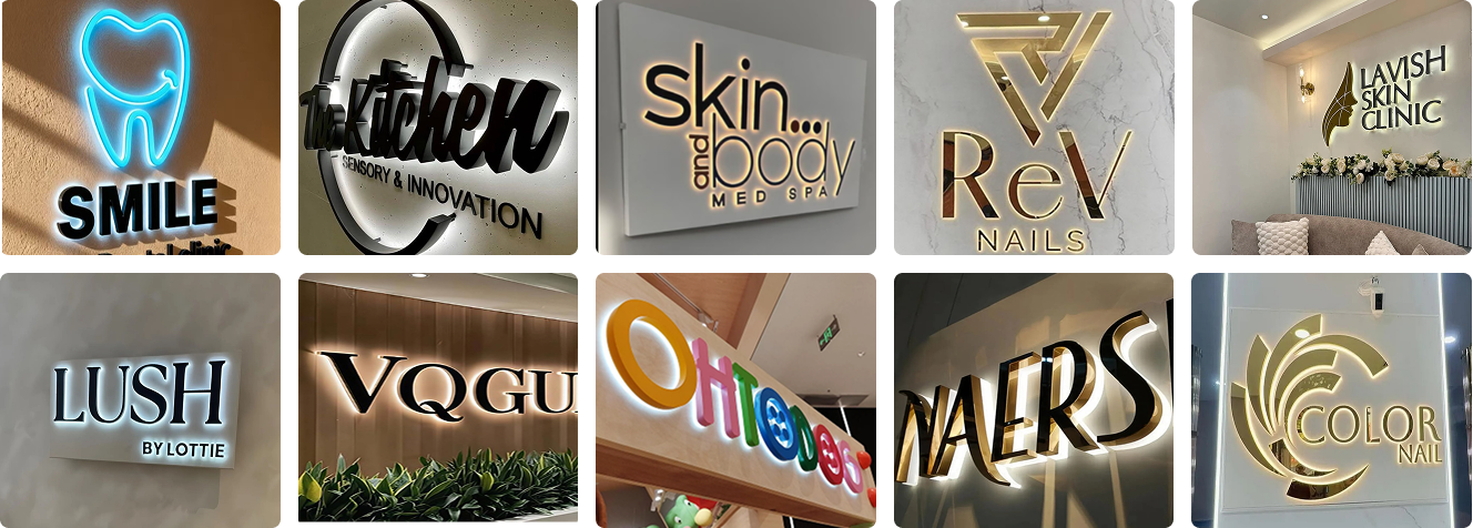 backlit channel letter signs